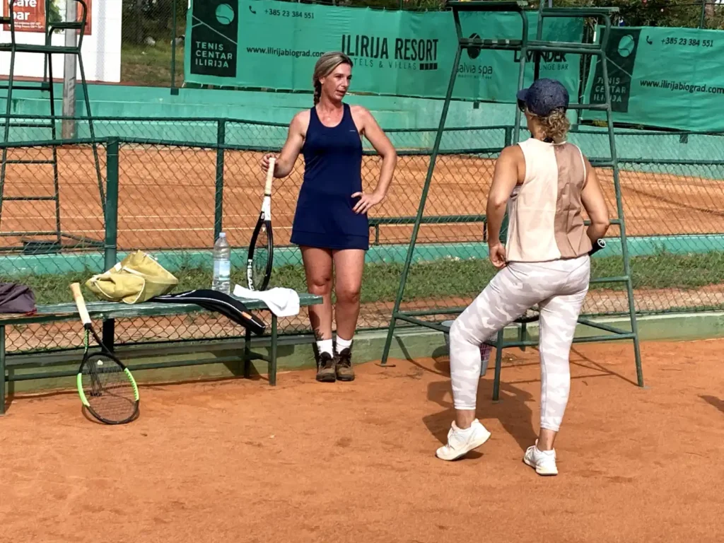 Tennis camp for women