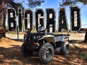 Quad off road guided tours in Biograd and Zadar
