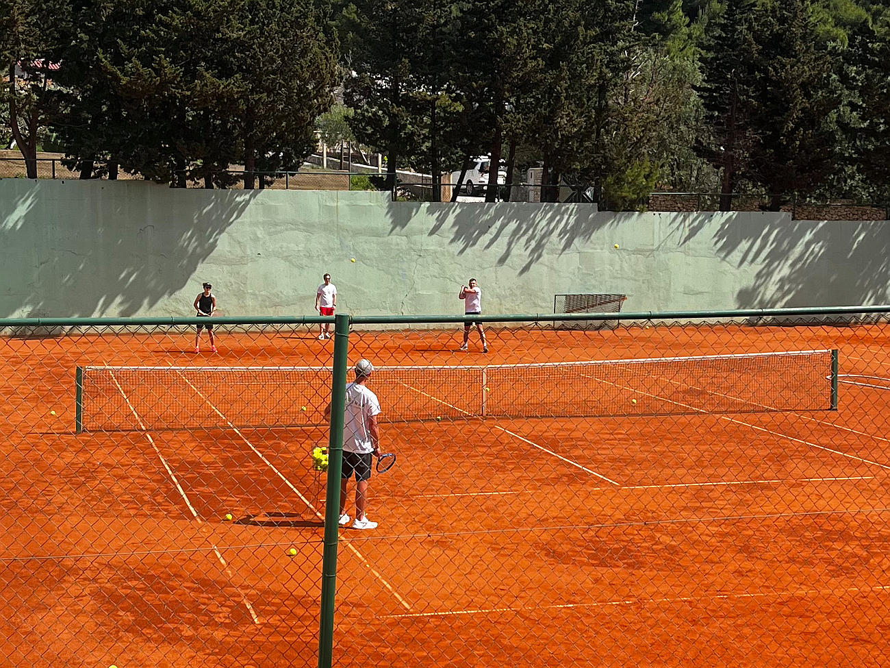 Intensive tennis holidays on Brač Island autumn