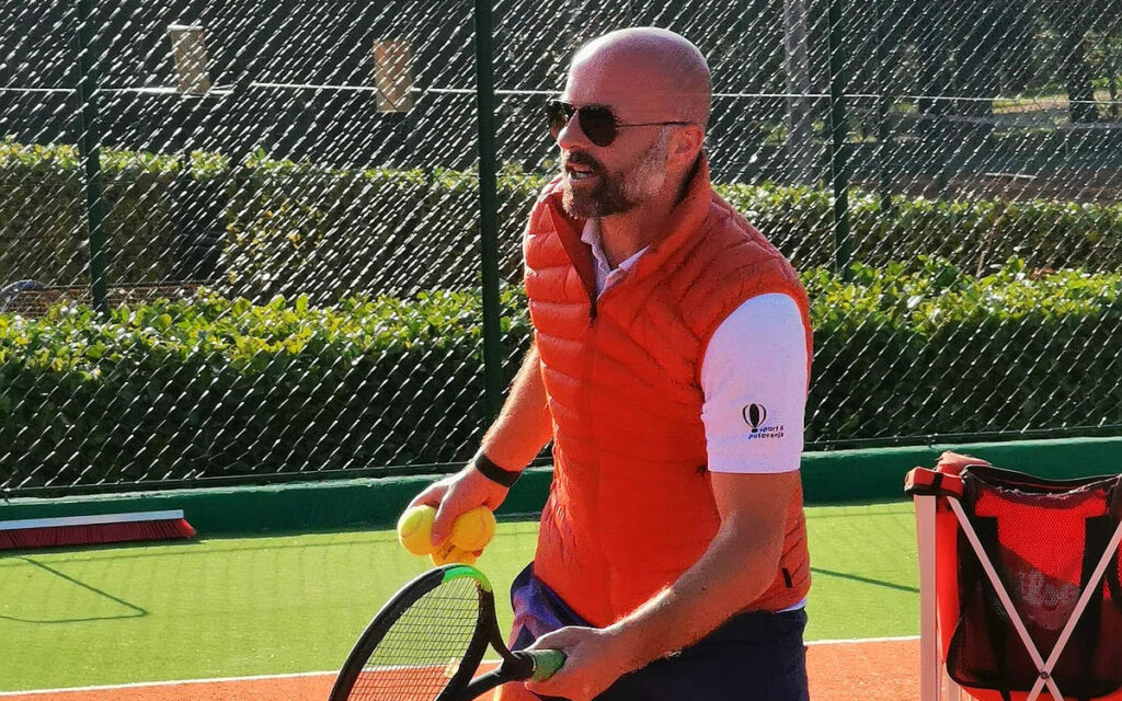 Tennis Footwork Drill with Cone